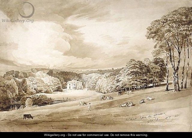 A View Of Kidbrook, Sussex - Cornelius Varley