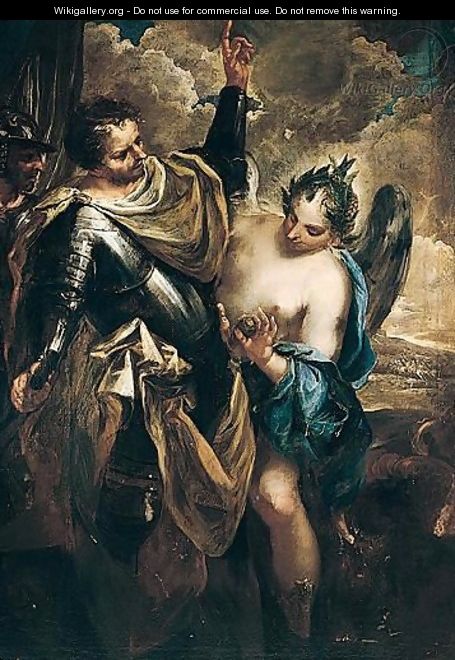 An allagory of Victory - Giovanni di Francesco del Cervelliera