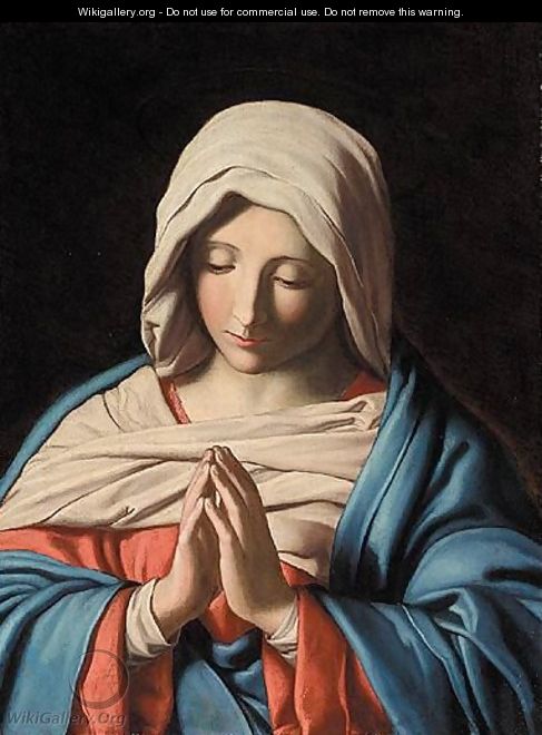 The Madonna At Prayer 9 - (after) Giovanni Battista Salvi, Il Sassoferato