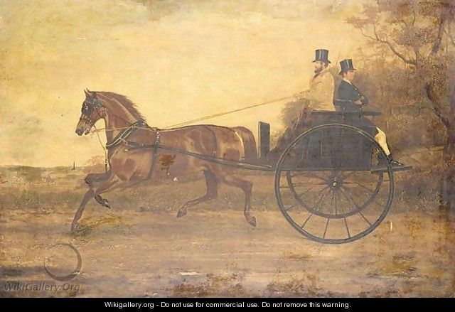 Horse drawn gig - (after) George Henry Laporte