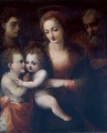 The Holy Family With The Young Saint John The Baptist And Saint Elizabeth - Francesco Del Brina