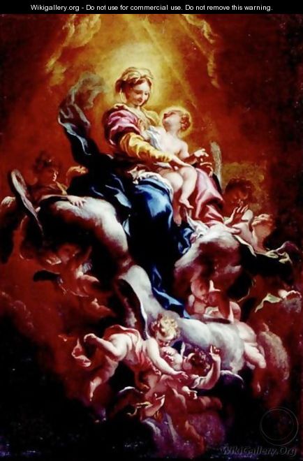 Assumption Of The Virgin - Domenico Piola