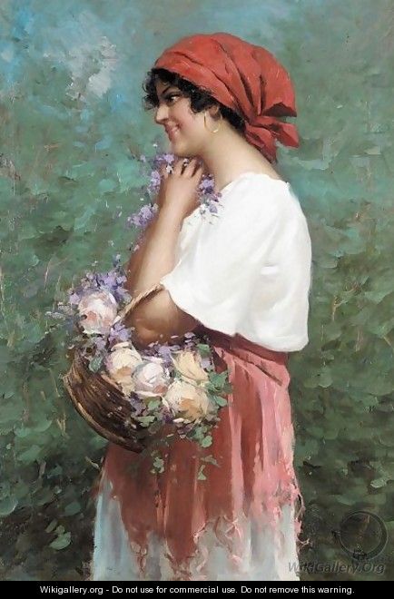 The flower girl - A. Botterini
