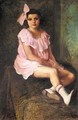 Portrait of a young girl - Oskar Zeckendorf