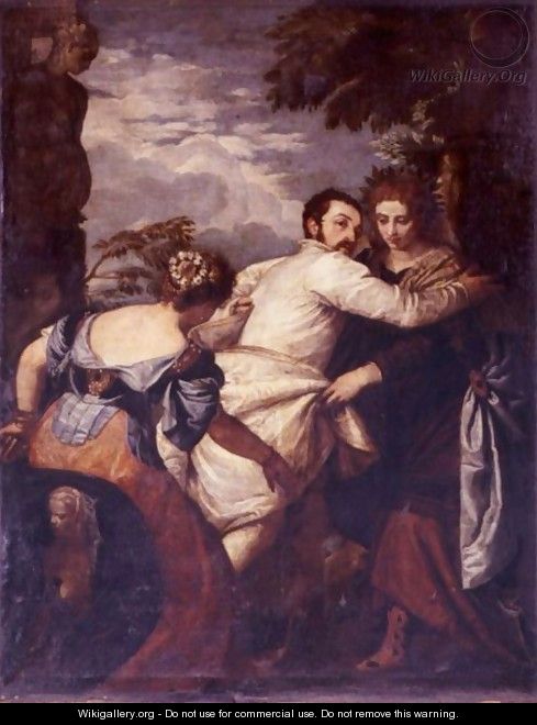 A Poet Choosing Virtue Over Vice Or The Choice Of Hercules - Paolo Veronese (Caliari)