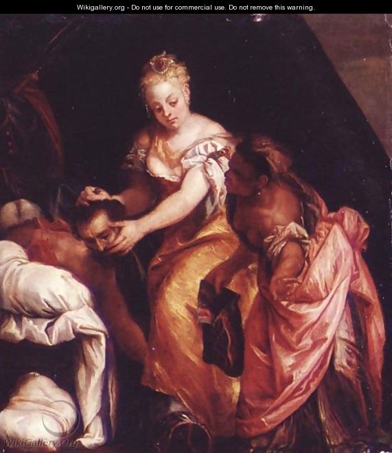 Judith With The Head Of Holofernes - Paolo Veronese (Caliari)