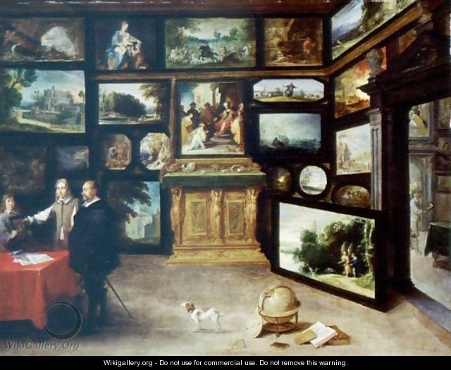 The Interior Of A Picture Gallery - David The Younger Teniers