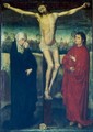 Christ On The Cross With The Virgin And St. John - (after) Rogier Van Der Weyden