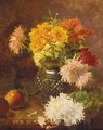 Chrysanthemums And Apples - Eloise Harriet Stannard