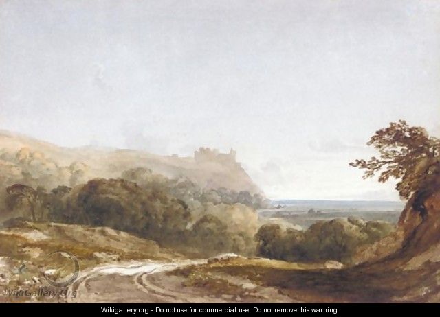 Harlech Castle From The North, Merionethshire - Anthony Vandyke Copley Fielding