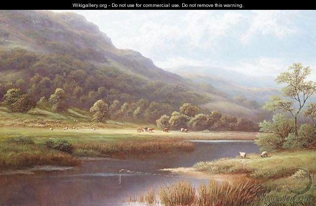 View Near Rydal Lake, Westmoreland - William Mellor