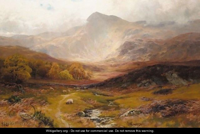 Landscape In Wales - James Henry Crossland