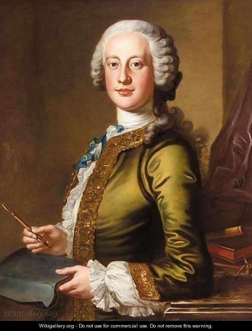 Portrait Of Sir John Cotton, 6th Bt. (D.1752) - Petrus Johannes Van Reyschoot