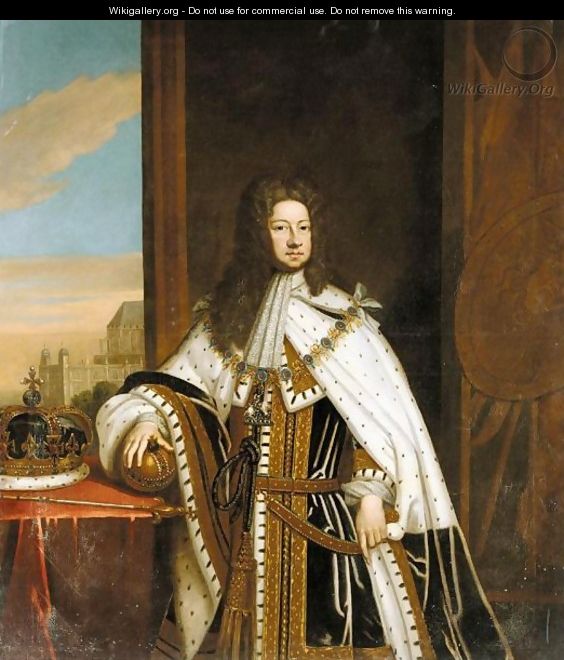Portrait Of George I (1660-1727) - (after) Kneller, Sir Godfrey