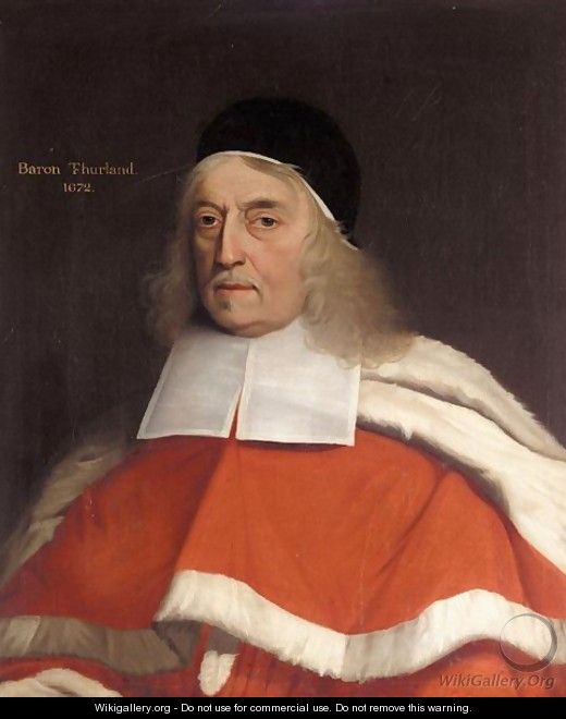 Portrait Of Sir Edward Thurland, Baron Thurland (1606-1683) - (after) John Michael Wright