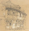 Study Of Old Houses - Richard Parkes Bonington