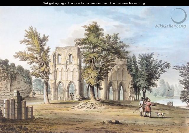 Roche Abbey, Yorkshire - Samuel Hieronymous Grimm