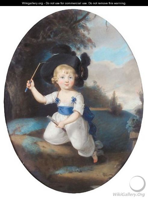 Portrait Of Laurence Sullivan As A Child - Sir Thomas Lawrence
