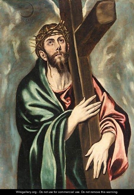 Christ Carrying The Cross - (after) El Greco (Domenikos Theotokopoulos)