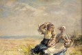 A Windy Day By The Coast - Robert Gemmell Hutchison
