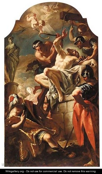 The Martyrdom Of Saint Bartholomew - (after) Giambattista Pittoni