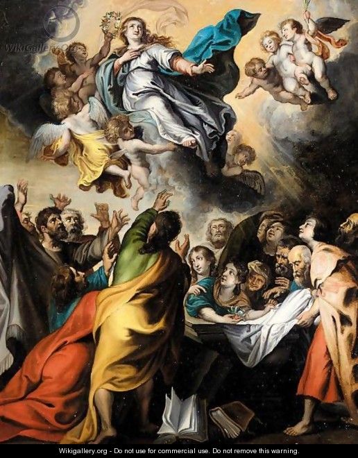 The Assumption Of The Virgin - (after) Sir Peter Paul Rubens