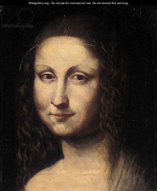 The Head Of The Mona Lisa - (after) Leonardo Da Vinci