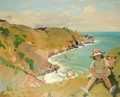 The Edge Of The Cliff, Howth - Sir William Newenham Montague Orpen