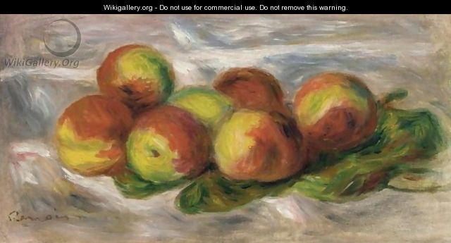 Nature Morte Aux Peches - Pierre Auguste Renoir