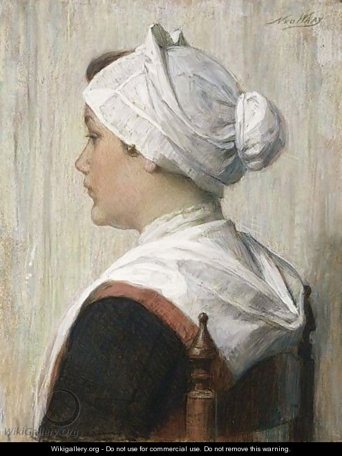 Portrait Of An Amsterdam Orphan Girl - Nicolaas Van Der Waay