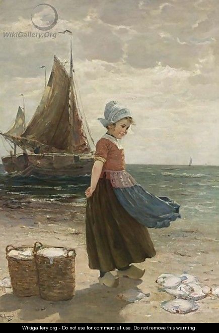 A Volendam Girl - Edmond Louyot
