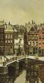 Amsterdam Im Schnee - Alexander Friedrich Werner