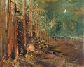Bivouac On The Forest Edge - Konstantin Alexeievitch Korovin