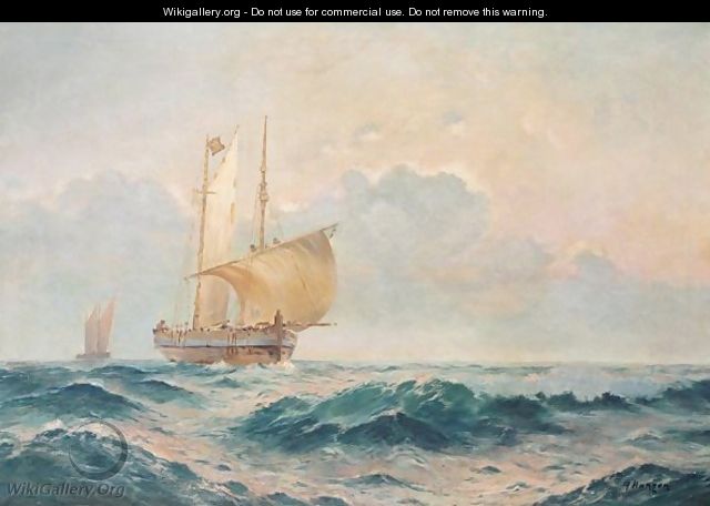 Sailing At Half Mast - Aleksei Vasilievich Hanzen