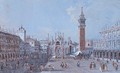 View Of The Piazza San Marco, Venice - Giacomo Guardi