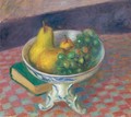 Pears And Grapes (Still Life, Fruit) - William Glackens