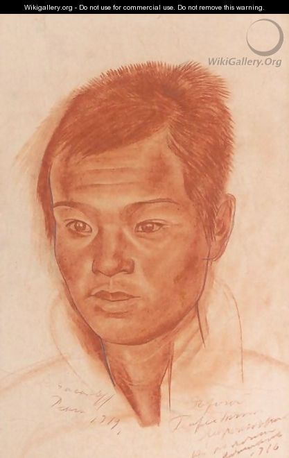 Portrait Of A Chinaman - Alexander Evgenievich Yakovlev