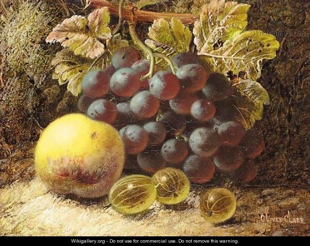 Apple And Grapes - Oliver Clare