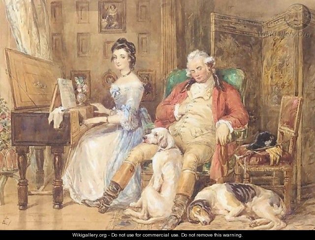 Sophia And Squire Weston - John Frederick Tayler