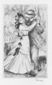 La Danse A La Campagne 2e Planche - Pierre Auguste Renoir