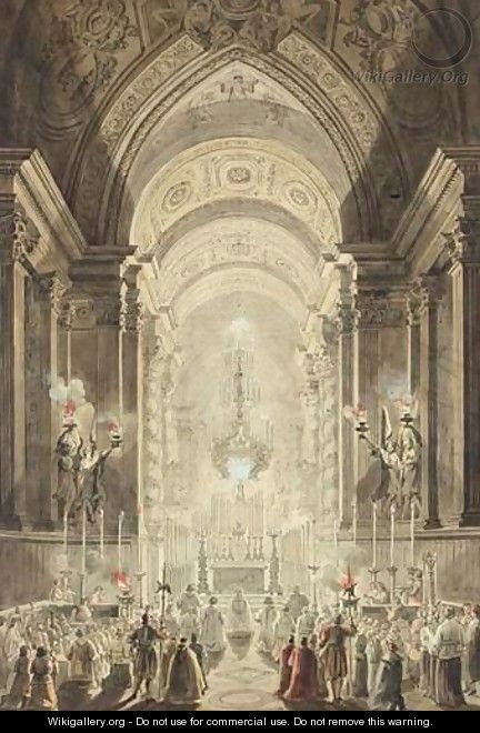 La Chapelle Pauline Au Vatican Illuminee - Louis Jean Desprez