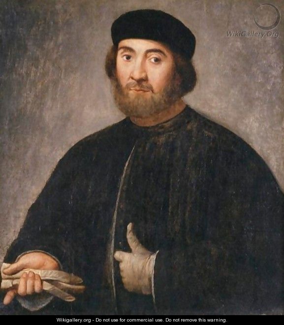 Portrait Of A Councillor - (after) Lorenzo Lotto