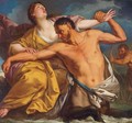 The Slaying Of Nessus By Hercules - Italian School