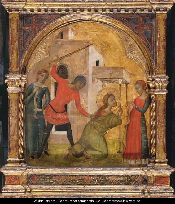 Decollation Of A Saint - (after) Altichiero Da Zevio