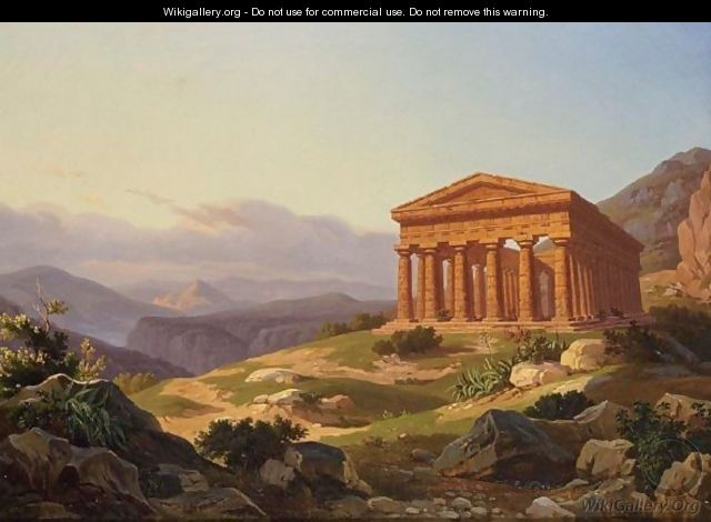 Temple Of Segesta, Sicily - Karl Wilhelm Gotzloff