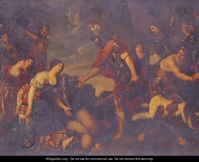 The Continence Of Scipio - (after) Theodoor Rombouts