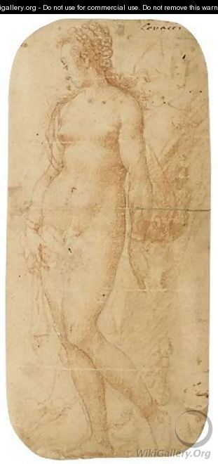 Standing Female Nude, Perhaps Venus Or Andromeda - (after) Lavinia Fontana