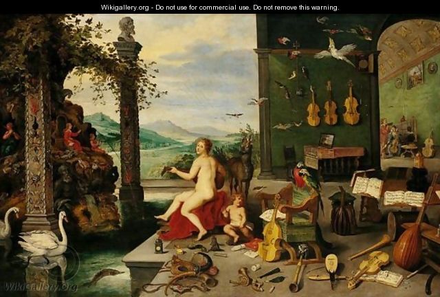 The Sense Of Hearing 2 - Jan, the Younger Brueghel