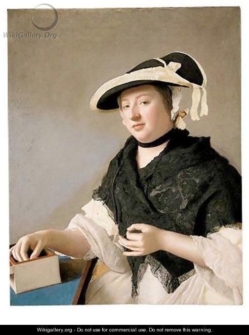 Portrait Of A Woman, Believed To Be Lady Fawkener - Etienne Liotard