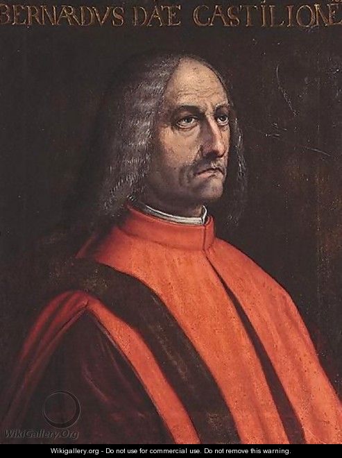 Portrait Of A Man, Head And Shoulders, Said To Be Bernardo Castiglione - Central Italian School